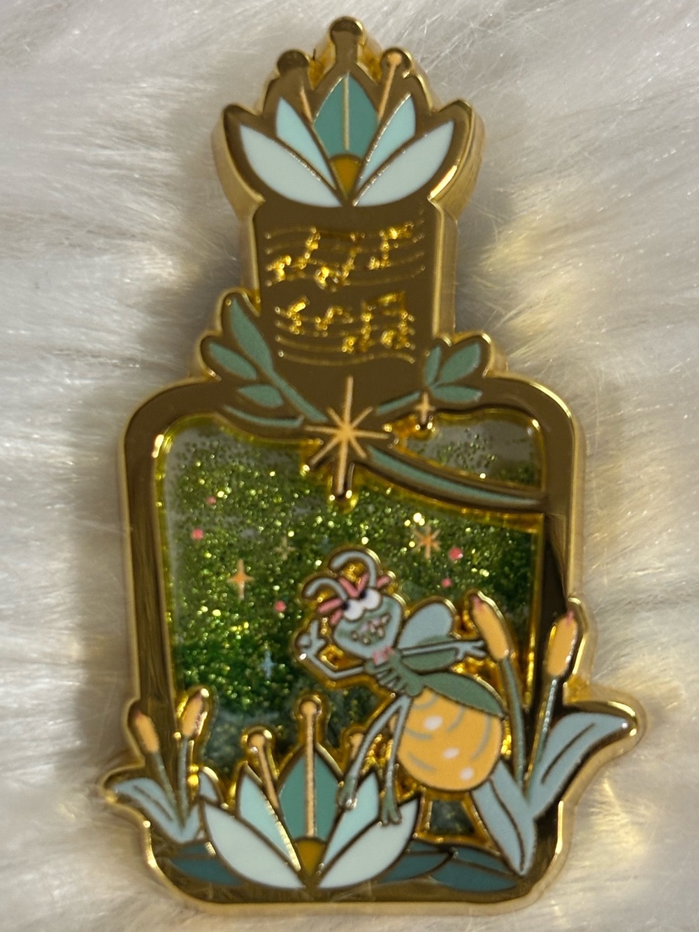 Disney Trading Pin Tiana Princess Perfume Bottles Mystery Liquid Glitter